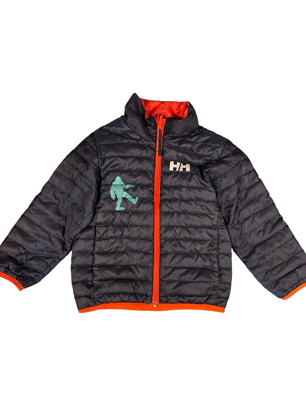 Helly Hansen Blue Orange K BARRIER DOWN INSULATOR Reversible Jacket Coat SZ 3